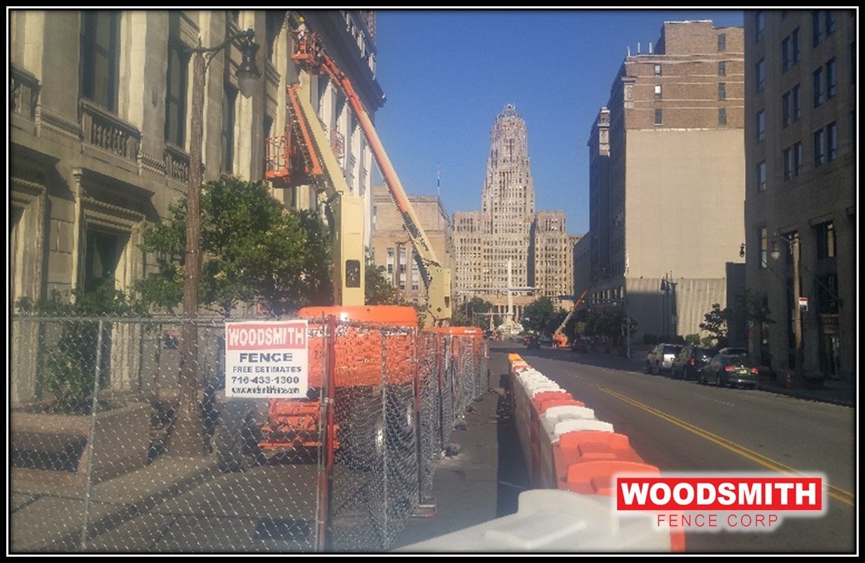 temporary fencing for construction site